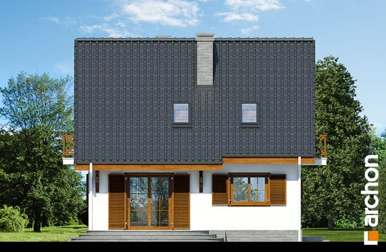 Проект дома Дом в землянике 3 (П) вер.2 - 6 С мансардным этажом дома в Киеве