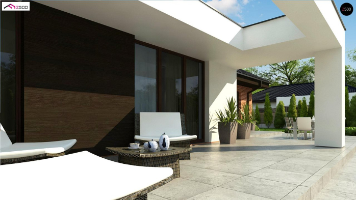 Проект дома U282 - 5 Одноэтажные дома в Киеве