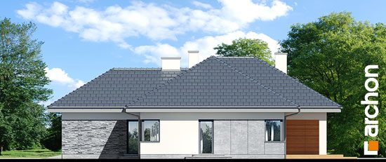 Проект дома Дом в розах (Г2) - 4 Одноэтажные дома в Киеве