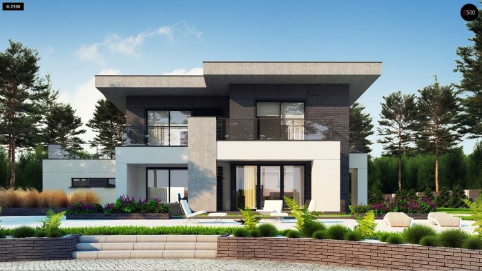 Проект дома Ux139 - 5 Двухэтажные дома в Киеве