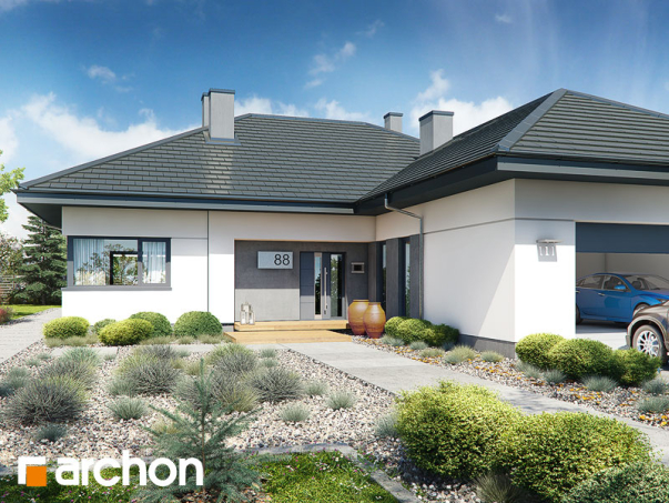 Проект дома Дом в подснежниках 2 (Г2) - 2 Одноэтажные дома в Киеве