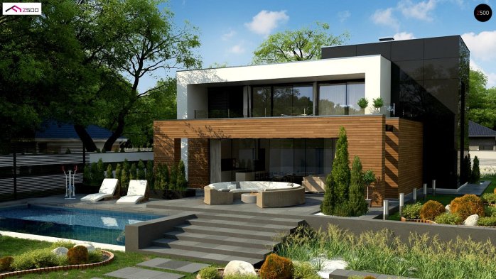 Проект дома Ux152 - 2 Двухэтажные дома в Киеве