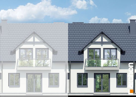 Проект дома Дом в клематисах вер.3 - 4 С мансардным этажом дома в Киеве