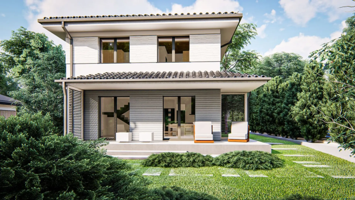 Проєкт будинку U438 el - Двоповерхові дома у Києві