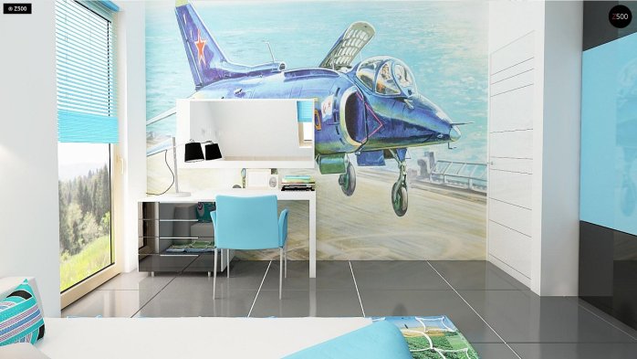 Проект дома U212 GL - 15 С мансардным этажом дома в Киеве