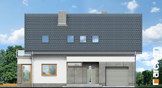 Проект дома Дом под ацеролей - 3 С мансардным этажом дома в Киеве