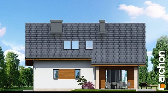 Проект дома Дом в вистерии вер.2 - 6 С мансардным этажом дома в Киеве