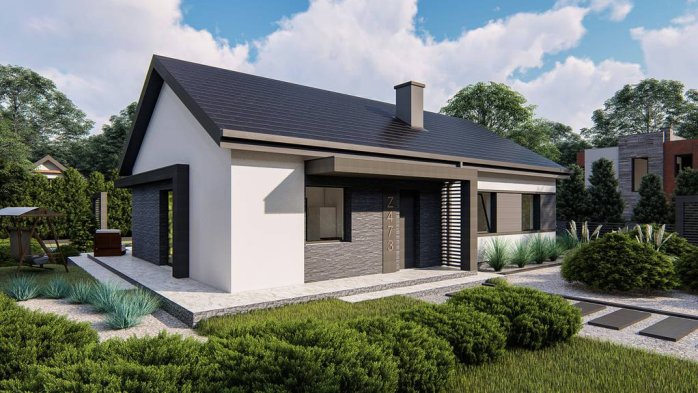 Проект дома U473 - 1 Одноэтажные дома в Киеве