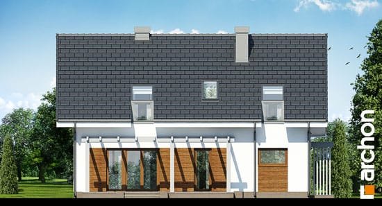 Проект дома Дом в лиметках вер.2 - 6 С мансардным этажом дома в Киеве