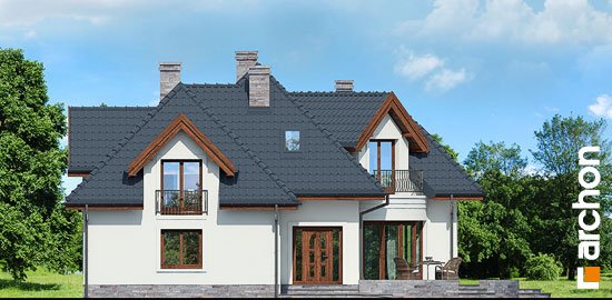 Проект дома Дом в бересклете вер.2 - 5 С мансардным этажом дома в Киеве