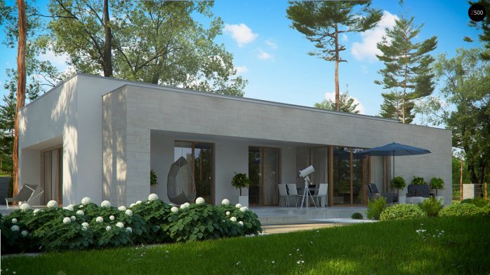 Проект дома Ux67 - 11 Одноэтажные дома в Киеве