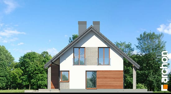 Проект дома Дом в яблонках 9  - 4 С мансардным этажом дома в Киеве