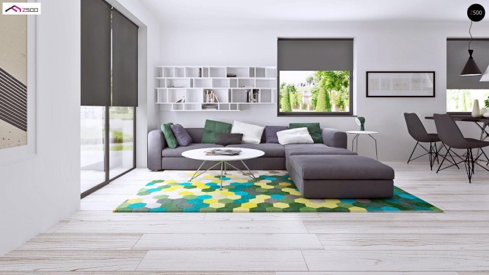 Проект дома U195 GF2 HB - 3 Одноэтажные дома в Киеве