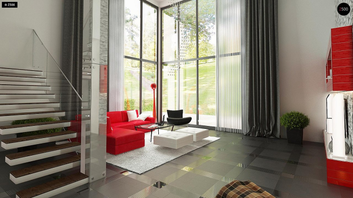 Проект дома Ux108 - 19 Двухэтажные дома в Киеве