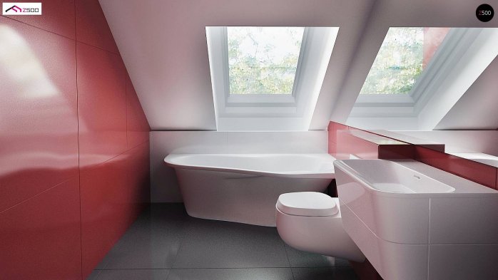 Проект дома U215 - 11 С мансардным этажом дома в Киеве