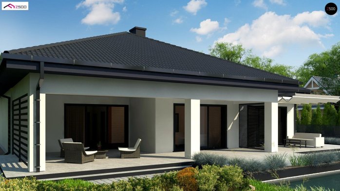 Проект дома U441 - 5 Одноэтажные дома в Киеве