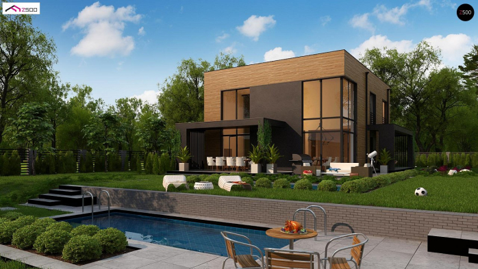 Проект дома Ux93 - 2 Двухэтажные дома в Киеве