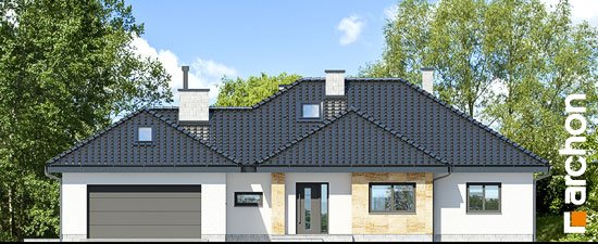 Проект дома Дом в акебиях 5 - 3 С мансардным этажом дома в Киеве