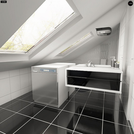 Проект дома U119 - 23 С мансардным этажом дома в Киеве