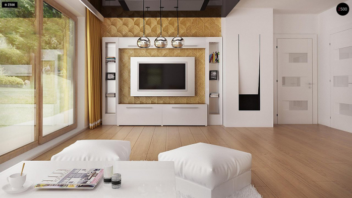 Проект дома Ux116 - 17 Одноэтажные дома в Киеве