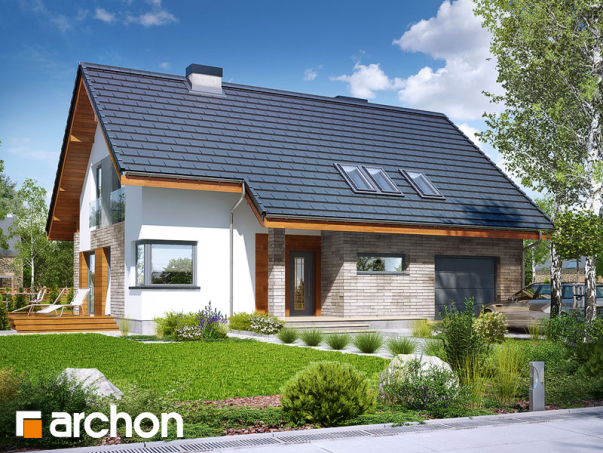 Проект дома Дом в бровниках 3 - 2 С мансардным этажом дома в Киеве