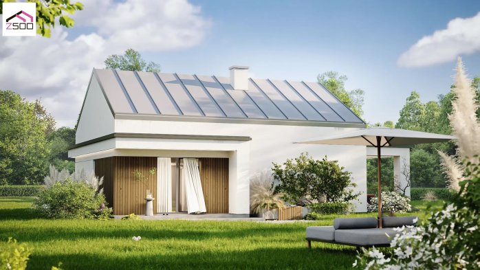 Проект дома U499 - 2 С мансардным этажом дома в Киеве