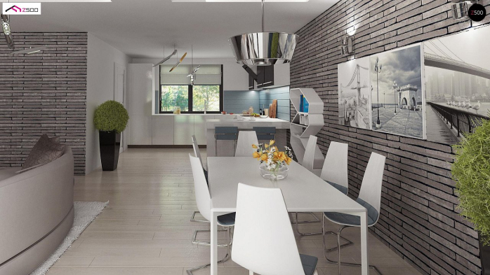 Проект дома U349 - 12 Одноэтажные дома в Киеве