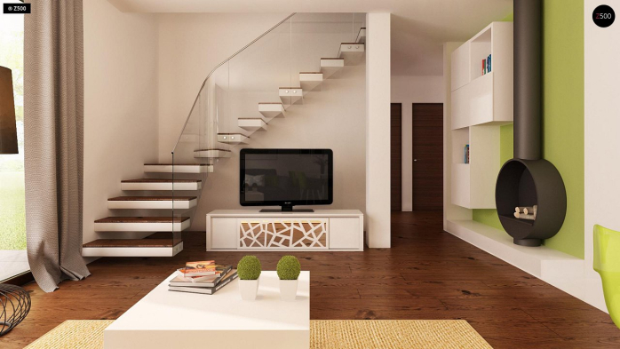 Проект дома U12 P GP - 6 С мансардным этажом дома в Киеве