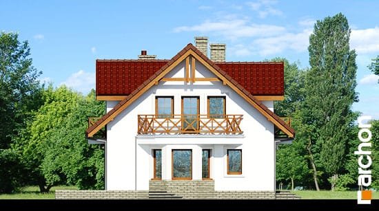 Проект дома Дом в рододендронах 19 - 4 С мансардным этажом дома в Киеве