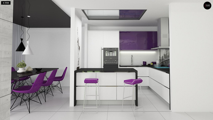 Проект дома Ux65 - 24 Одноэтажные дома в Киеве