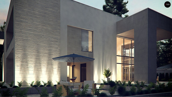 Проект дома Ux127 - 14 Двухэтажные дома в Киеве