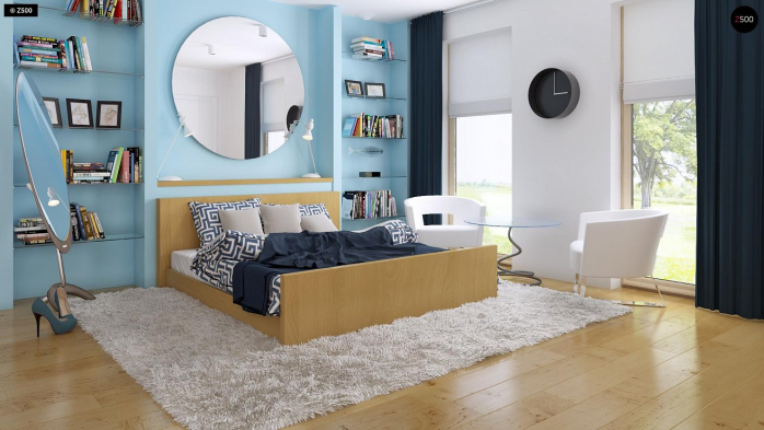 Проект дома Ux35 GL2 v2 - 12 Одноэтажные дома в Киеве