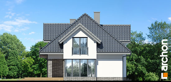 Проект дома Дом в сливах (Г) - 4 С мансардным этажом дома в Киеве