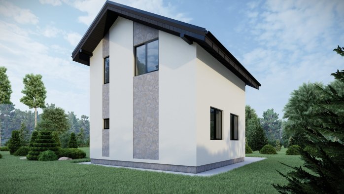 Проект дома DBT 490 - 4 Двухэтажные дома в Киеве