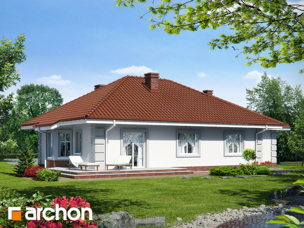 Проект дома Дом под красной рябиной (Г) вер.3 - 2 Одноэтажные дома в Киеве