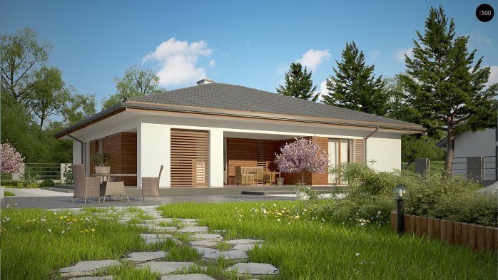 Проект дома U321 - 9 Одноэтажные дома в Киеве