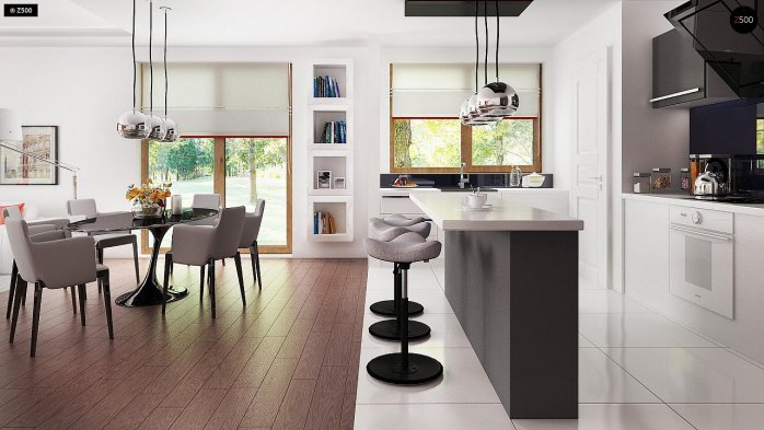 Проект дома U52 - 7 Одноэтажные дома в Киеве