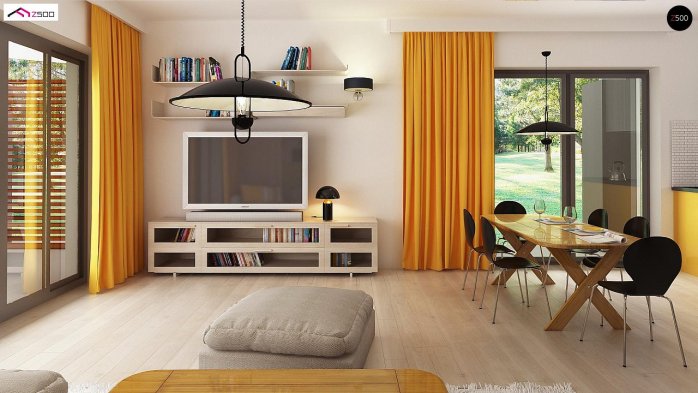 Проект дома U377 B - 8 Одноэтажные дома в Киеве