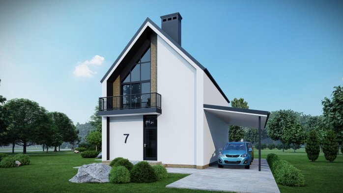 Проект дома DBT 633-2 - 3 Двухэтажные дома в Киеве