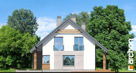 Проект дома Дом в яблонках 8 (Г2) - 4 С мансардным этажом дома в Киеве