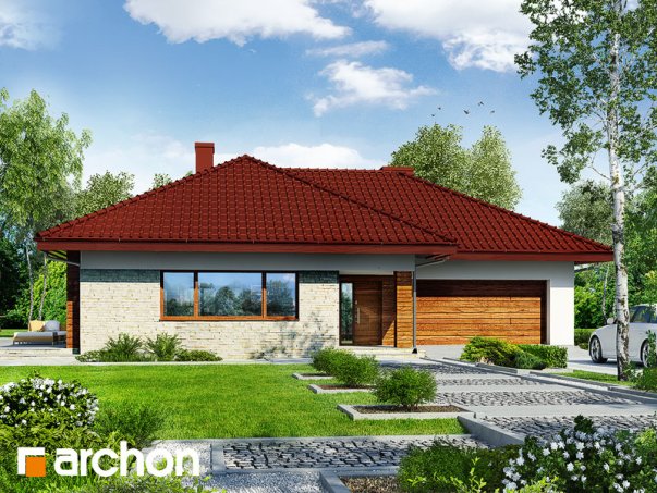 Проект дома Дом в сирени 2 (Г2) - 1 Одноэтажные дома в Киеве