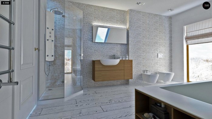 Проект дома U292 - 10 С мансардным этажом дома в Киеве