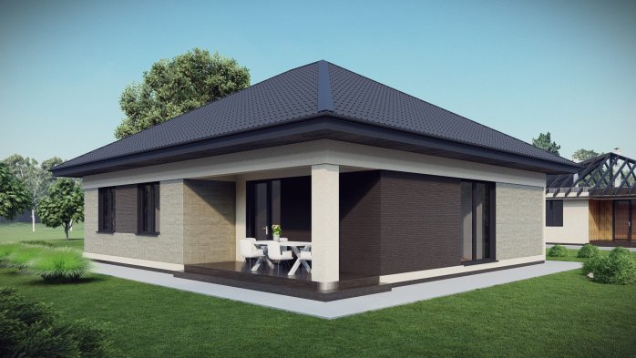 Проєкт будинку DBT 668 - Одноповерхові дома у Києві