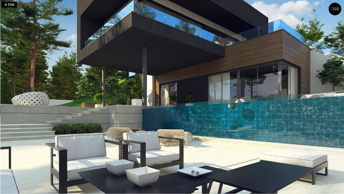 Проект дома Ux97 - 3 Двухэтажные дома в Киеве