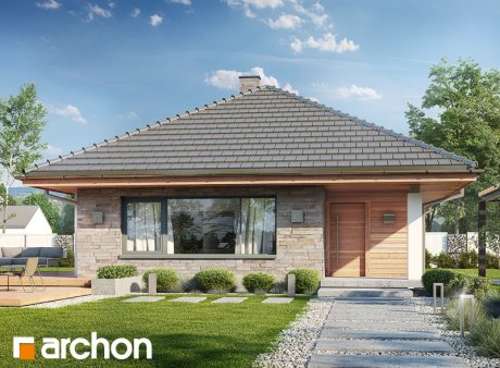 Проект дома Дом в сирени вер.2