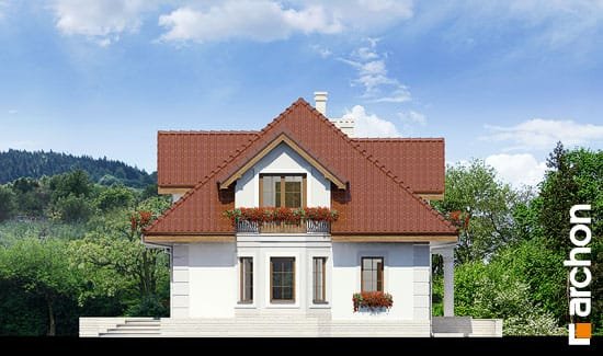 Проект дома Дом в нектаринах 2 (П) вер.2 - 5 С мансардным этажом дома в Киеве