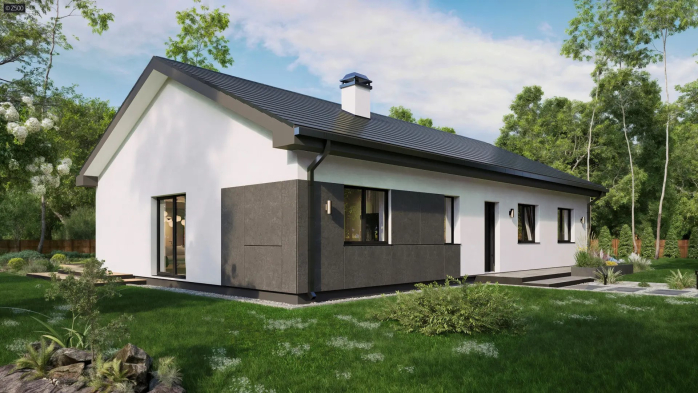 Проект дома U349 B - 2 Одноэтажные дома в Киеве