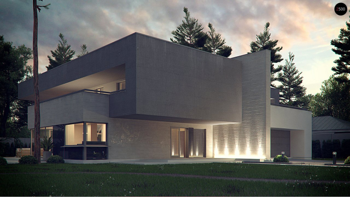 Проект дома Ux127 - 9 Двухэтажные дома в Киеве