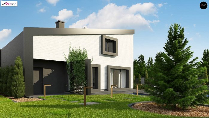 Проект дома U391 - 4 Двухэтажные дома в Киеве