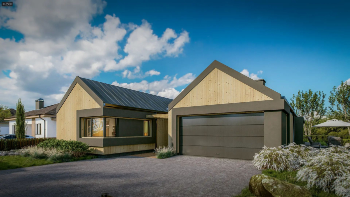 Проект дома U388 B - 4 Одноэтажные дома в Киеве